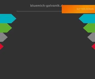 Bluemich-Galvanik.de(Metallveredlung) Screenshot