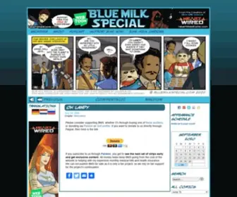 Bluemilkspecial.com(Star Wars cartoon parody) Screenshot