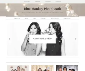 Bluemonkeyphotobooth.com(BLUE MONKEY PHOTOBOOTH) Screenshot