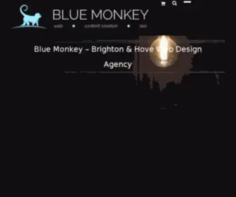 Bluemonkeyweb.co.uk(Brighton and Hove Web site design) Screenshot