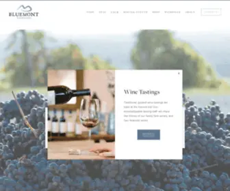 Bluemontvineyard.com(Bluemont Vineyard) Screenshot