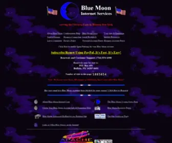 Bluemoon.net(The Blue Moon Internet Corp) Screenshot