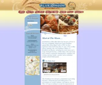 Bluemoonbagel.com(Blue Moon Bagel Cafe in Medfield) Screenshot