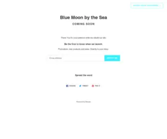 Bluemoonbythesea.com(Blue Moon by the Sea) Screenshot