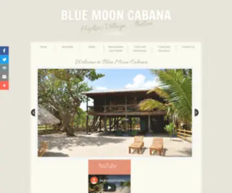 Bluemooncabana.com(Blue Moon Cabana) Screenshot