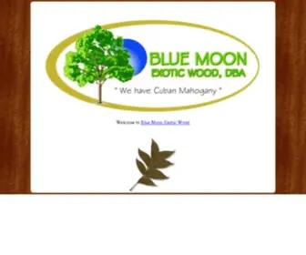 Bluemoonexoticwood.com(Blue Moon Exotic Wood) Screenshot