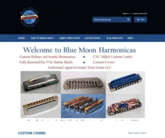 Bluemoonharmonicas.com(Blue Moon Harmonicas LLC) Screenshot