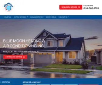 Bluemoonheatac.com(Blue Moon Heating & Air Conditioning Inc) Screenshot