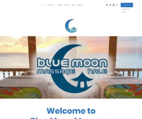 Bluemoonmassagehale.com(Blue Moon Massage Hale) Screenshot