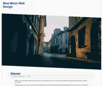 Bluemoonwebdesign.com(Blue Moon Web Design) Screenshot