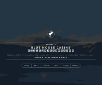Bluemoosecabins.com(Bluemoosecabins) Screenshot