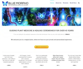 Bluemorphotours.com(Blue Morpho Tours) Screenshot