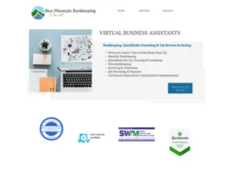 Bluemountainbookkeeping.com(Blue Mountain Bookkeeping & Tax Services Front Royal VA) Screenshot