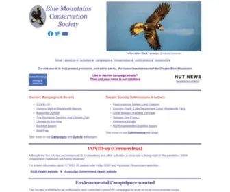 Bluemountains.org.au(Blue Mountains Conservation Society Inc) Screenshot