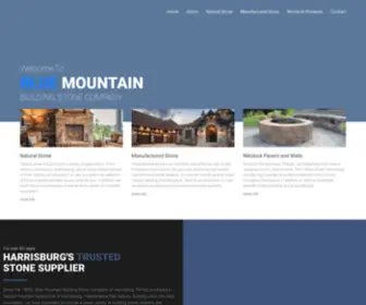 Bluemountainstone.com(Blue Mountain Building Stone Company) Screenshot