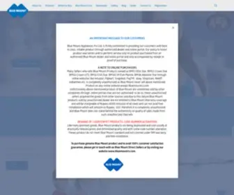 Bluemountro.com(India’s Best RO Water Purifier Company) Screenshot