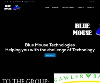 Bluemouse.com.au(Helping you with the challenge of technology) Screenshot