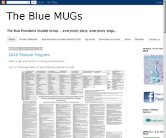 Bluemugs.com.au(The Blue MUGs) Screenshot
