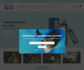 Bluenectar.co.in(Blue Nectar Contemporary Ayurved Products) Screenshot