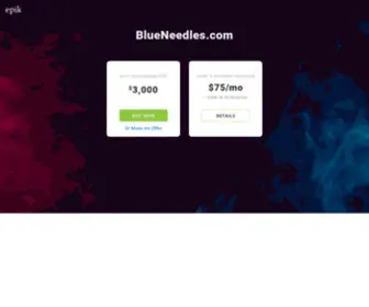 Blueneedles.com(Blue Needles Golf Course) Screenshot