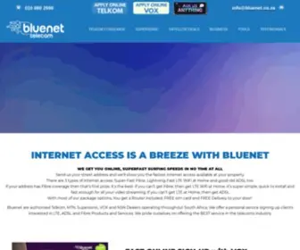 Bluenet.co.za(Bluenet Telecoms) Screenshot