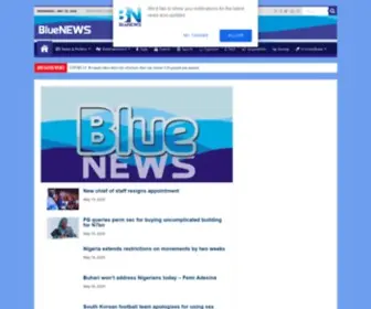 Bluenews.com.ng(Bluenews) Screenshot