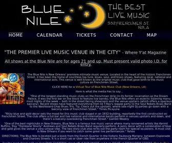 Bluenilelive.com(The Blue Nile) Screenshot
