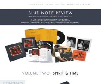 Bluenotereview.com(Blue Note Review Volume Two) Screenshot