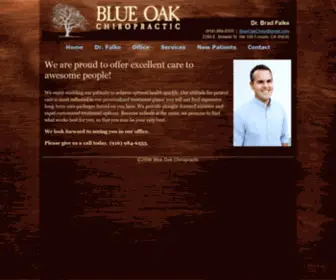 Blueoakchiro.com(Blue Oak Chiropractic) Screenshot