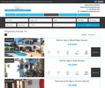 Blueoceanestates.es(Spain) Screenshot