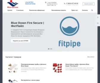 Blueocean.spb.ru(ООО «Голубой Океан Северо) Screenshot