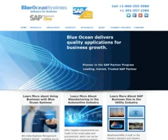 Blueoceansys.com(Blue Ocean System) Screenshot