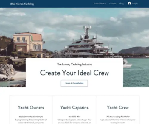 Blueoceanyachting.com(Yacht Charter) Screenshot