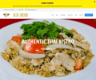 Blueorchidpd.com(Authentic Thai Bistro) Screenshot