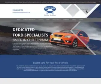 Blueovalvehicleservices.co.uk(Ford Cheltenham Gloucestershire) Screenshot