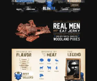 BlueoxJerky.com(Beef) Screenshot
