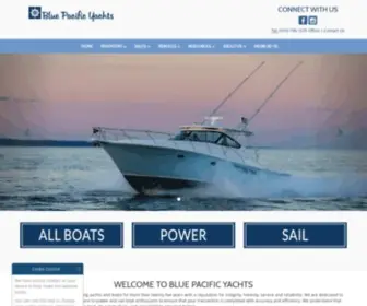 Bluepacificyachts.com(Blue Pacific Yachts) Screenshot