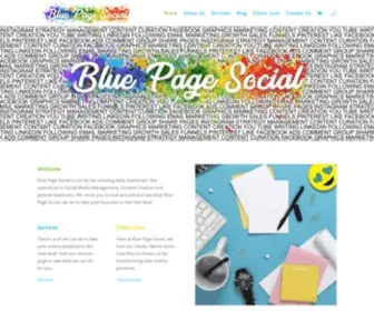 Bluepagesocial.com(Blue Page Social) Screenshot