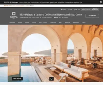 Bluepalace.gr(Luxury Hotels & Resorts in Crete) Screenshot