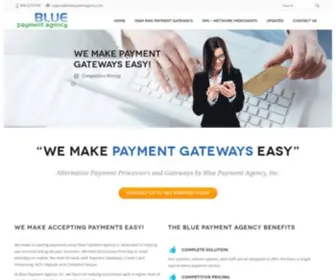 Bluepaymentagency.com(We Make Payment Gateways Easy) Screenshot
