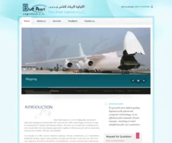 Bluepearllogistics.com(Blue Pearl Logistic L.L.C) Screenshot