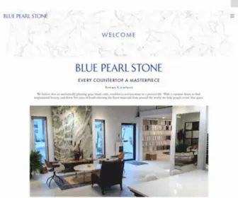 Bluepearlstone.com(Granite, marble, quartz, porcelain, recycled glass in La Grange & Chicago) Screenshot