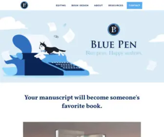 Bluepenbooks.com(Blue Pen) Screenshot