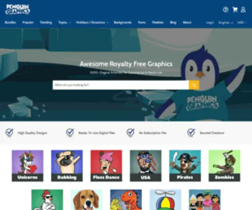 Bluepenguin.graphics(Penguin Graphics) Screenshot