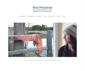 Bluepeninsulaknits.com(Blue Peninsula) Screenshot