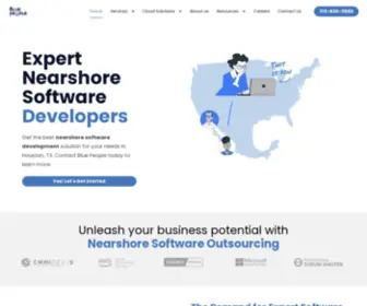 Bluepeople.co(Nearshore Software Development) Screenshot