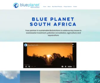 Blueplanet-SA.com(Blue Planet South Africa) Screenshot