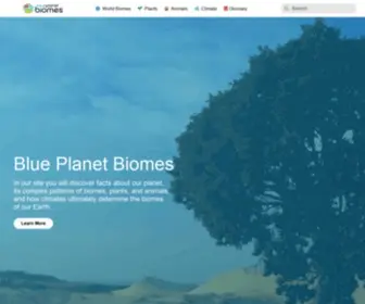 Blueplanetbiomes.org(Blue Planet Biomes) Screenshot
