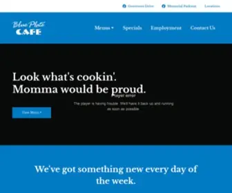 Blueplatecafe.com(Classic Southern Dishes) Screenshot