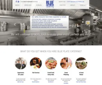 Blueplatecatering.com(Blue Plate Catering) Screenshot